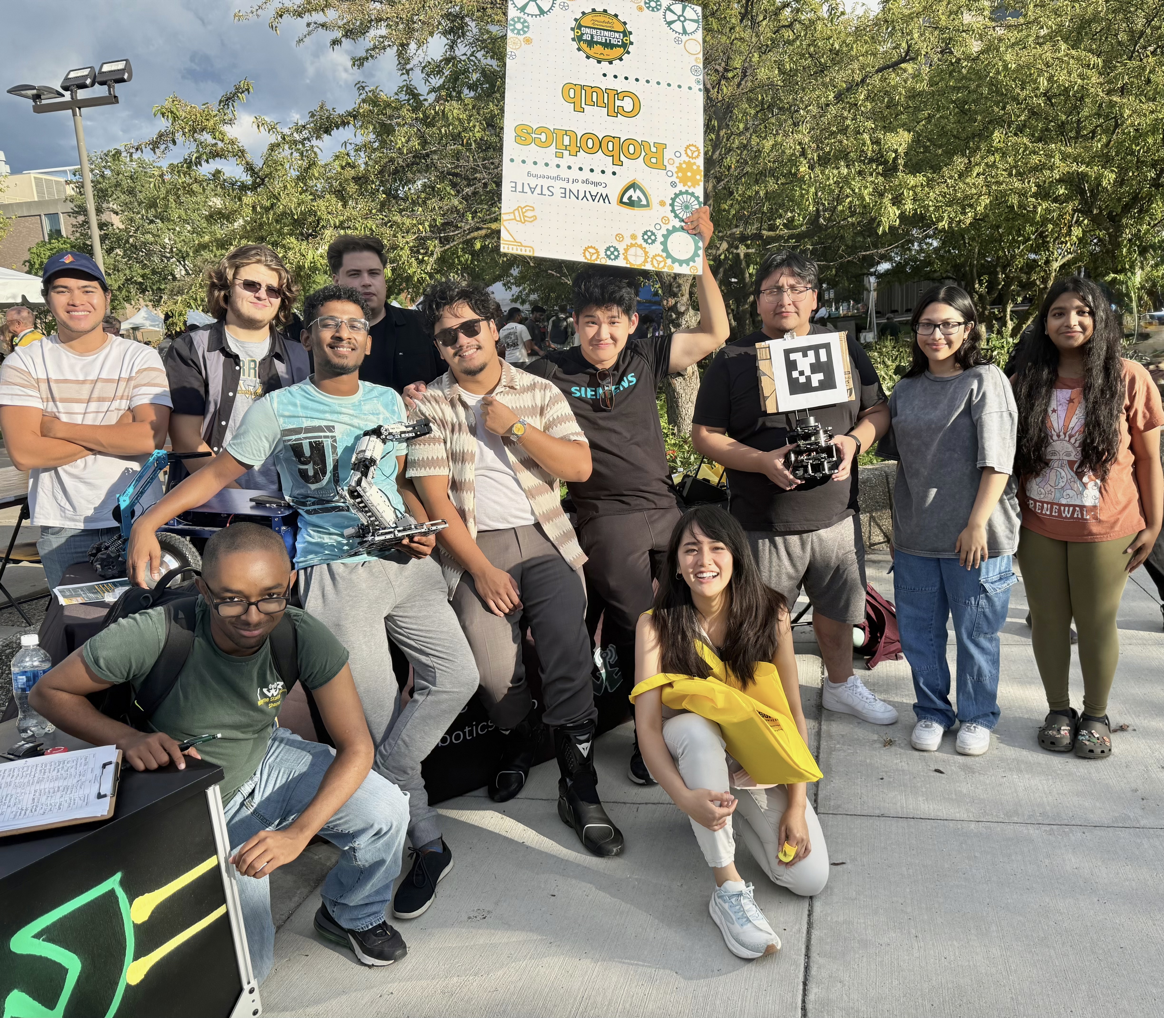 Team at event