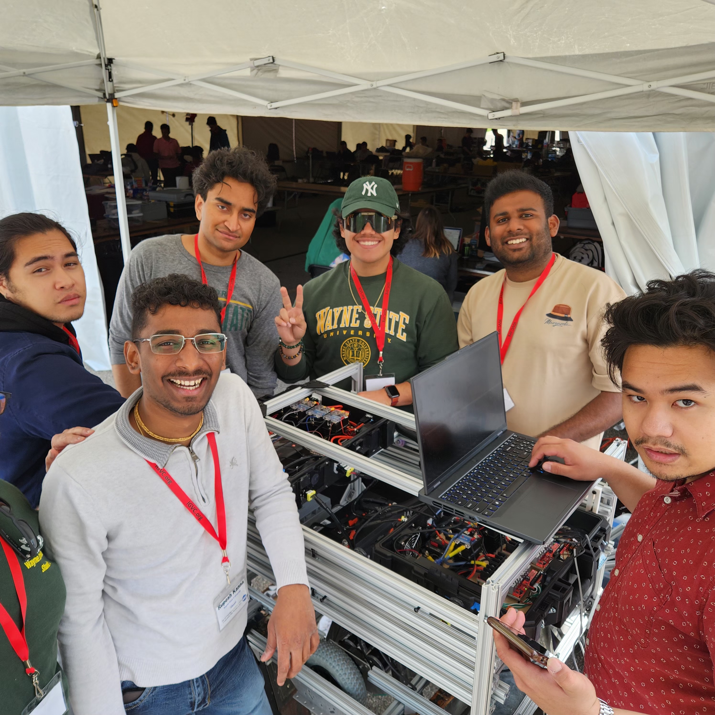 Team at competition